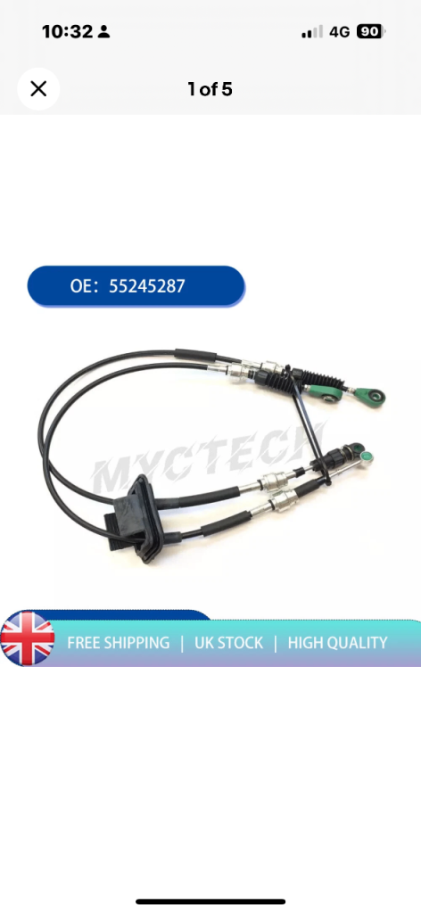 Gear selector linkage cables manual for fiat 500