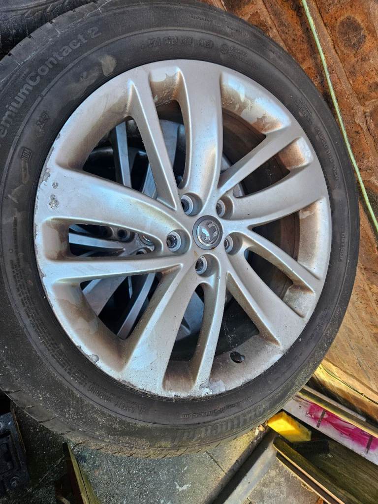 Vauxhall mokka facelift 18in Sri alloy wheels tyres  set 4 pcd105 fitment 5 stud 