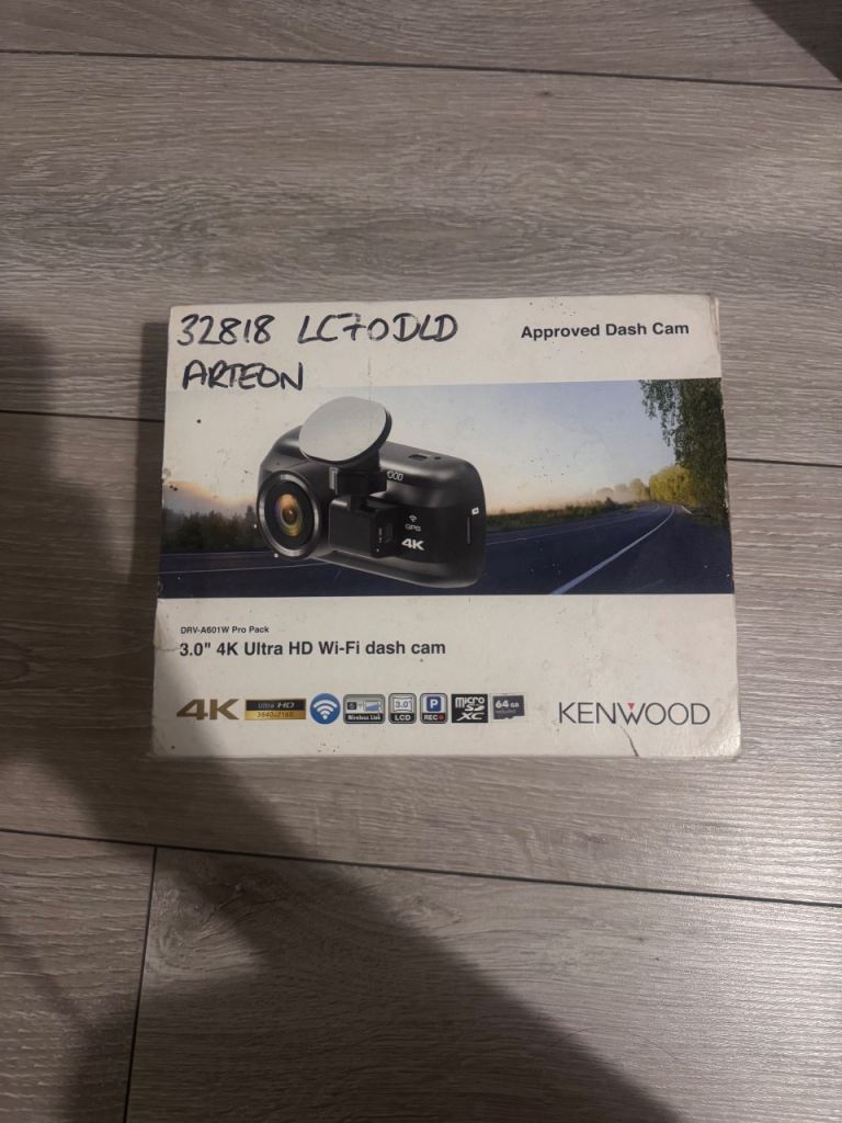 KENWOOD DASH CAM DRV-A601W