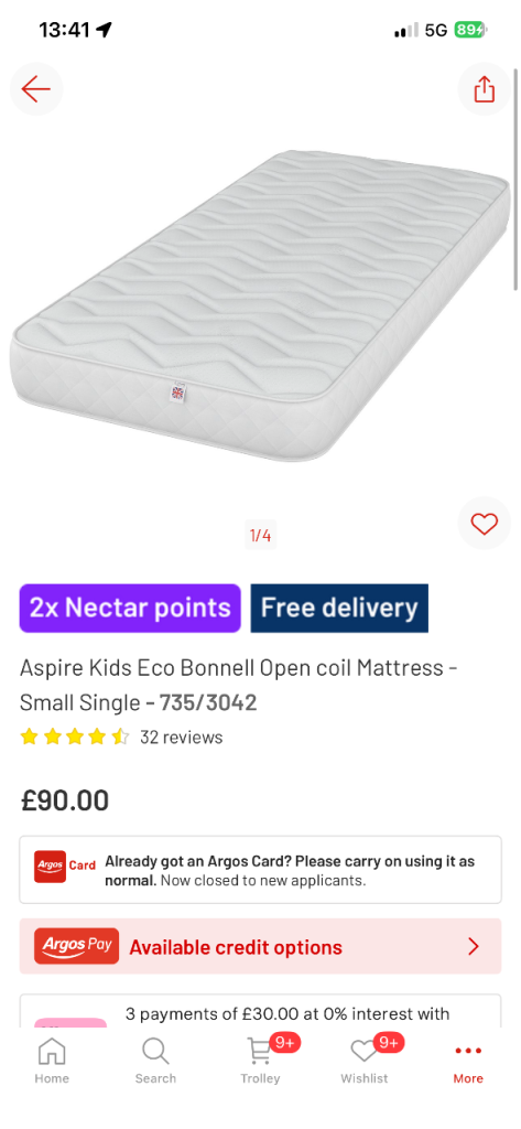 2 brand new single mattresses