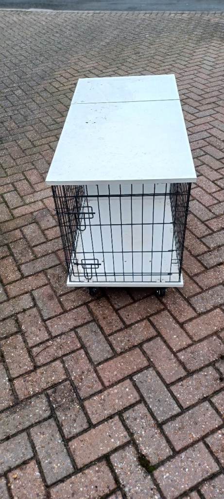 Pet cage with storage