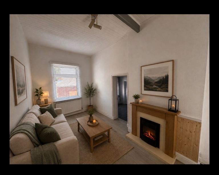 1 Bedroom Flat & office space Central Coalville 