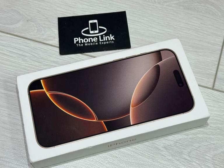 📱Brand New Desert Titanium Apple iPhone 16 Pro Max 1TB Unlocked + 1 Year Apple Warranty 🍎 - P784