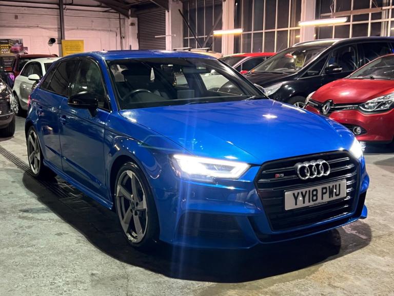  Audi S3 2.0 TFSI Black Edition Sportback S Tronic quattro Euro 6 (s/s) 5dr Petrol Automatic