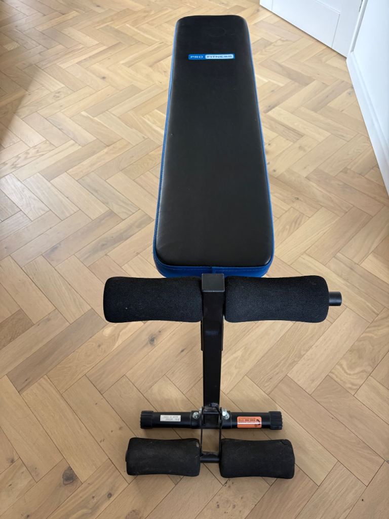 PRO FITNESS Weight Bench – Black and Blue, Good Condition