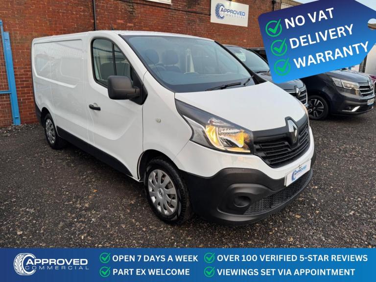 2018 Renault Trafic (68) NO VAT TO PAY! BUSINESS SL27 SWB 1.6 DCI EURO 6 ULEZ SAT NAV PANEL VAN D...