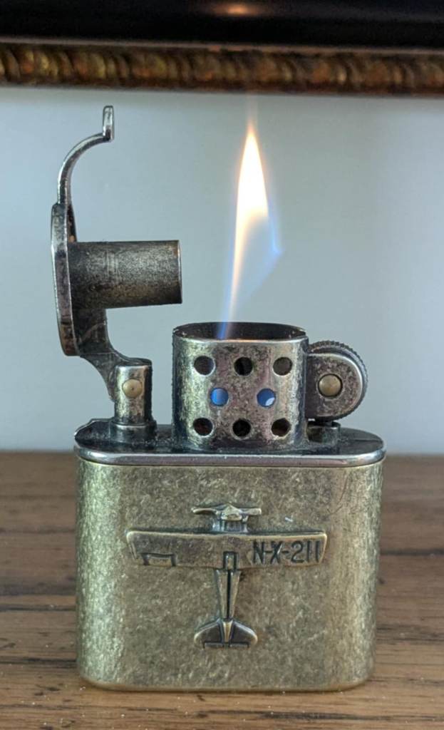 ONO - Collectible Zippo Lighter - Spirit of St Louis New York to Paris Flight