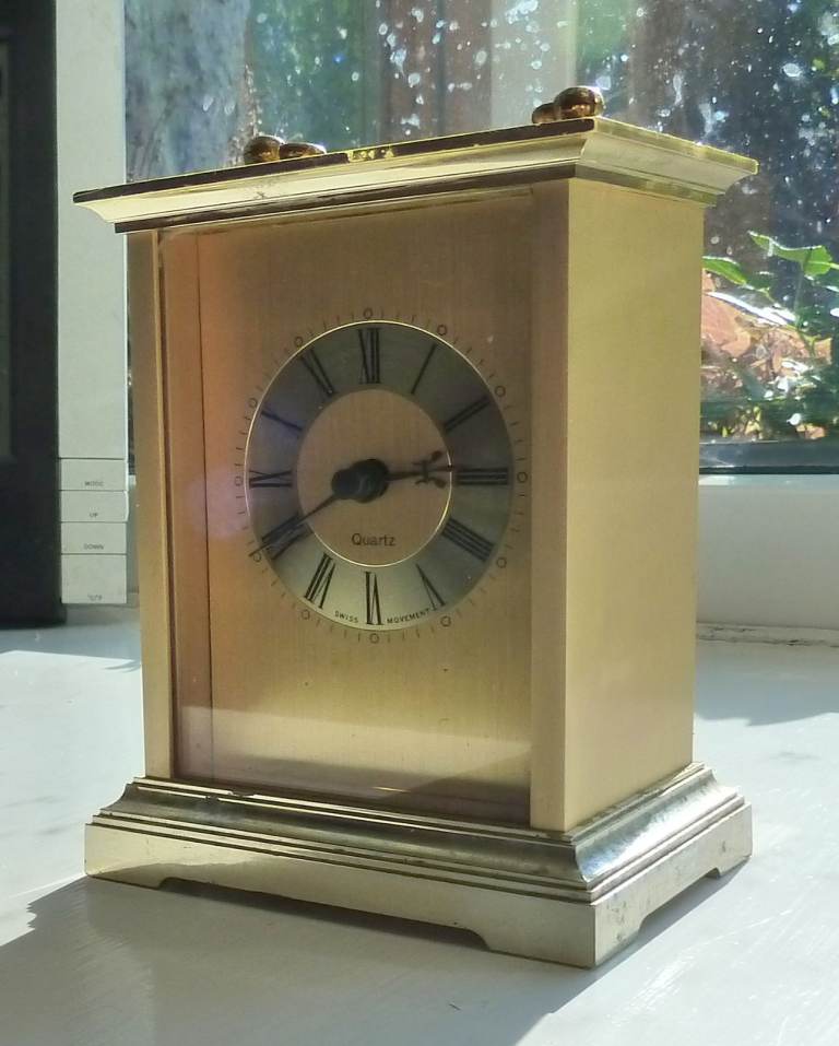 Carriage Clock In Brass ( NO TEXTS PLEASE )