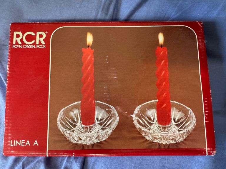 Crystal candle holder 