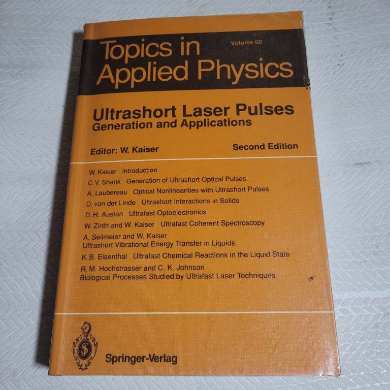 Springer-Verlag Topics in Applied Physics: Electrets Vol. 60 (PB, 1979)