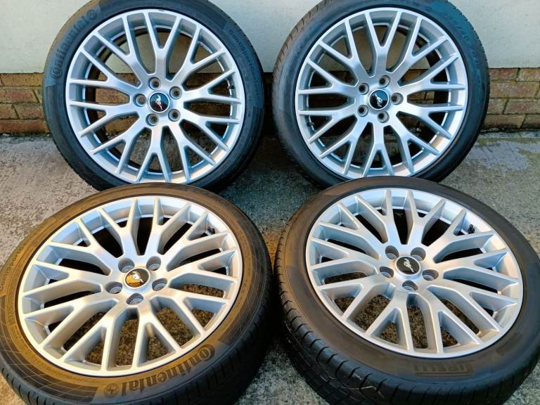 19" Genuine Ford Mustang S550 Y Spoke Alloys 5x114.3 Wheels Tyres 15-24