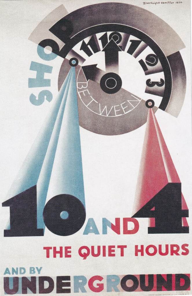 62. A Rare Original Print of an Art Deco Advertisement of the Day The London Underground