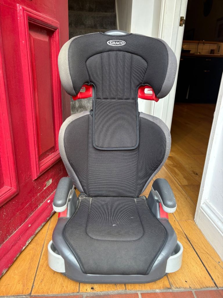 Graco Child Car Booster Seat – Grey, Good Condition