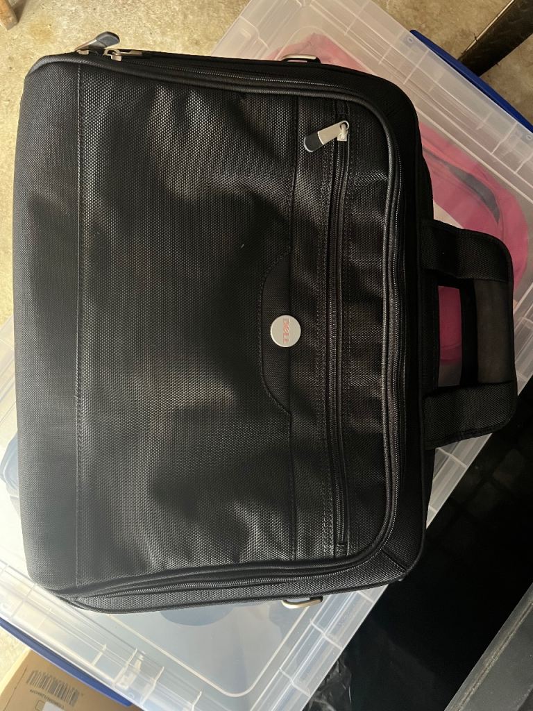 Dell Black Laptop Bag / Briefcase – Good Condition