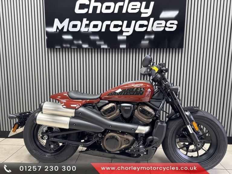 2026 Harley-Davidson Sportster S 1250 in a vibrant redor with only 52 miles