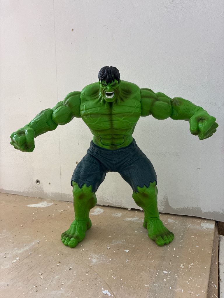 Large Hulk Action Figure – Good Condition