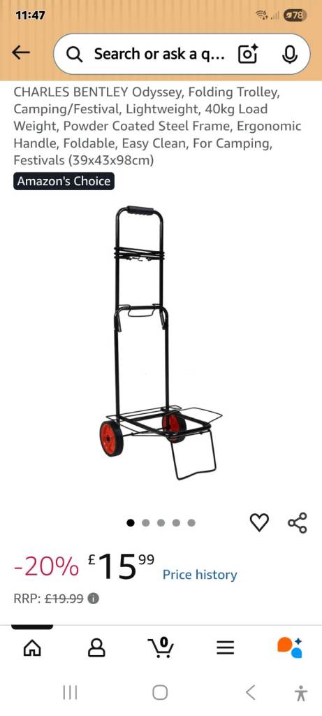 Folding sac truck 