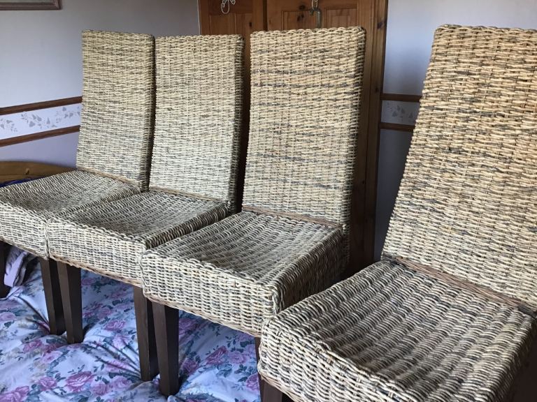 4 rattan chairs