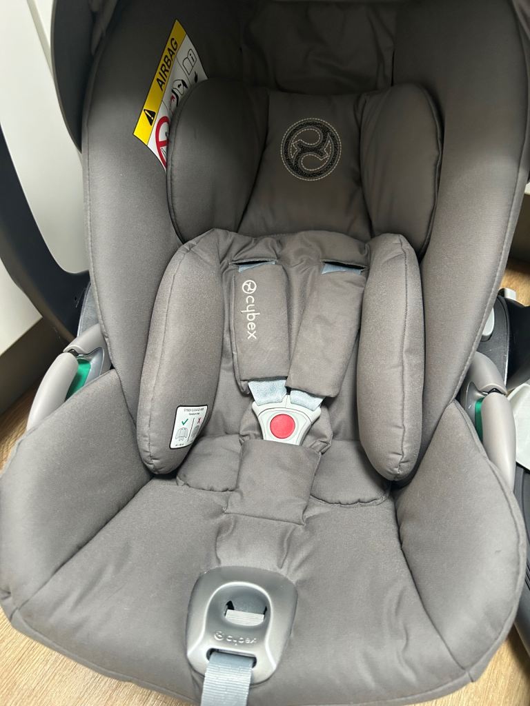 Cybex I-Size Rotating 360 Baby Car Seat Cloud Z2 With Isofix Base Z2 (Also Fits T) Soho / Mid Grey