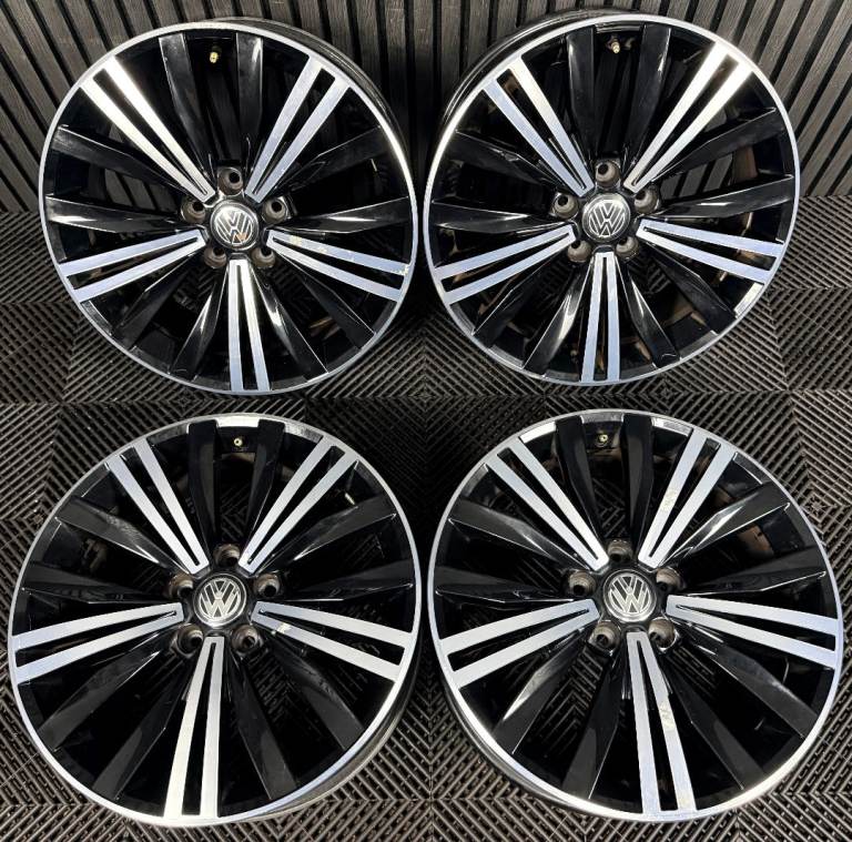 18'' GENUINE VW TIGUAN PATAGONIA MK2 GOLF CADDY ALLOY WHEELS TYRES ALLOYS