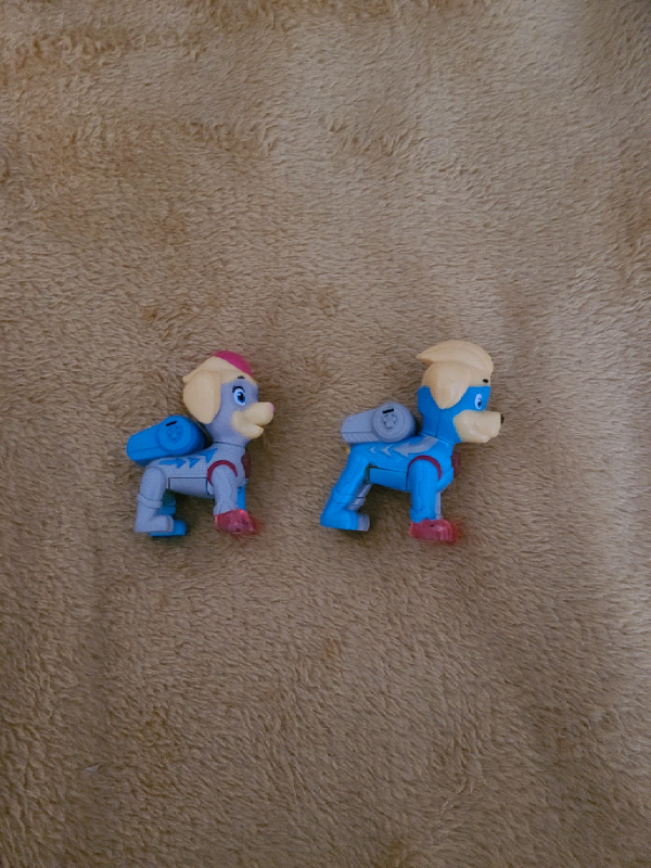The mighty twins paw patrol figures