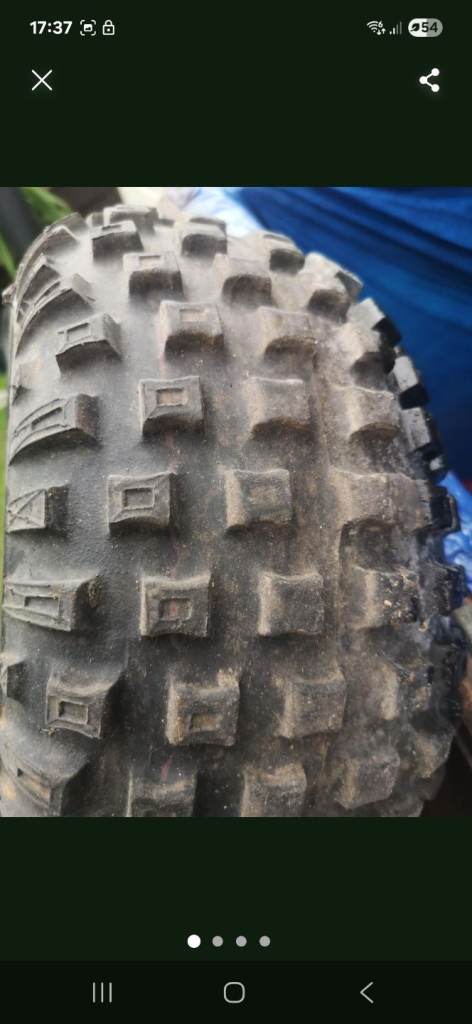 Quad tyre and tube 7 inch