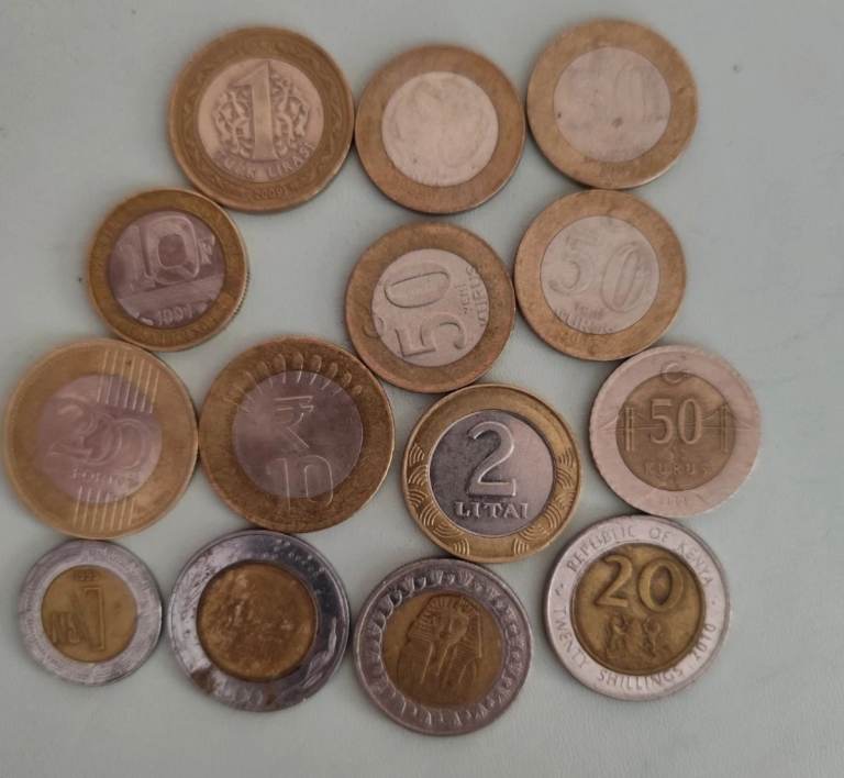 Collection of World Coins - Various Countries and Denominations