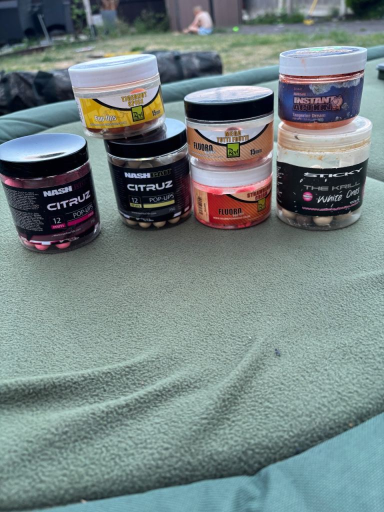 Nash Citruz Pop-Ups & Other Fishing Baits – Good Condition