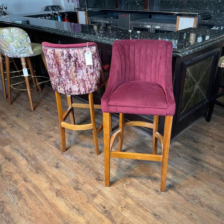 NEW EX DISPLAY, BESPOKE MADE, Style Matters Bar Stools, £80 X2 In Stock