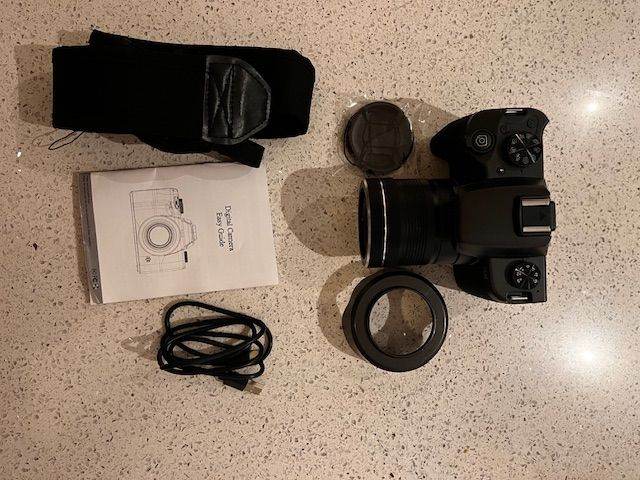 Digital Camera - 4K UHD 75MP & 20X Optical Zoom