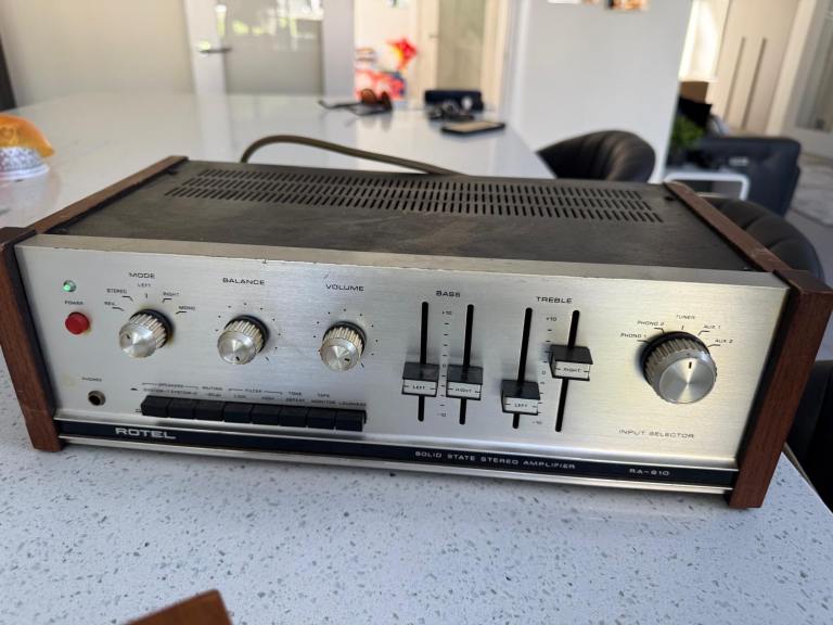 🎶 Vintage Hi-Fi Stereo System Bundle – Rotel RA-610, Sony TC-206SD & Amstrad Multiplex 3000
