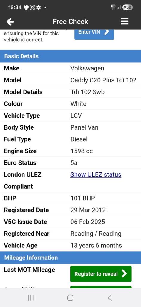 Vw caddy volkswagen tdi