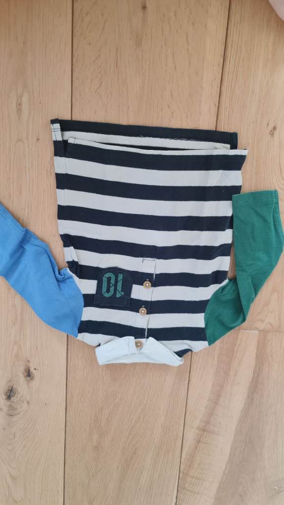 John Lewis Striped Polo Top – £5