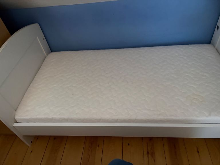 Childs Bed , Cot and High Chair 