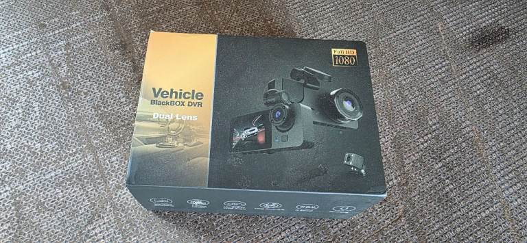 Vehicle Blackbox DVR Dual Lens Dashboard Camera 1080P Full HD Dash Cam