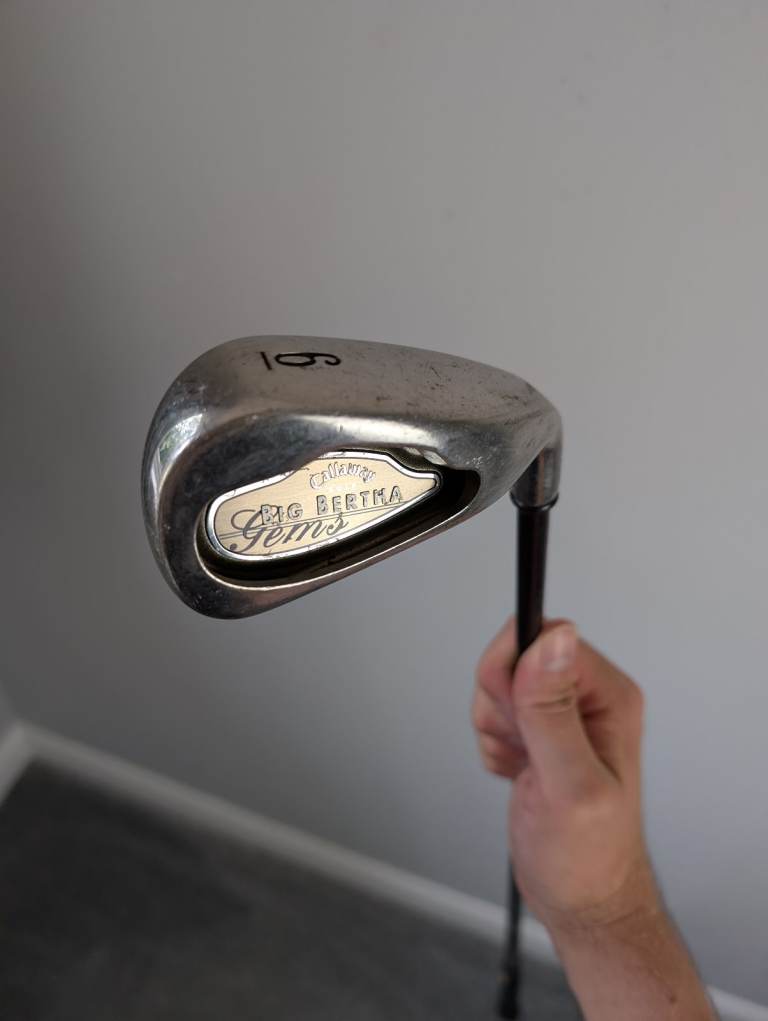 Ladies Callaway Big Bertha Gems 6 Iron  Ladies Flex Graphite Shaft *New Grip*
