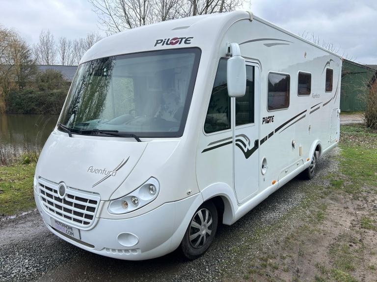 Pilote Aventura G740 A-Class Motorhome For Sale, Hab Check, Island bed, Solar