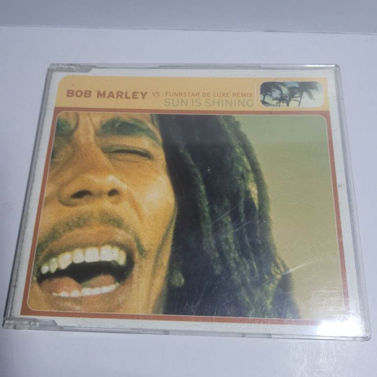 Bob Marley Vs Funkstar De Luxe Remix Sun Is Shining German 3 Track CD Single aa16