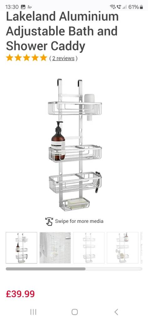 Lakeland shower caddy