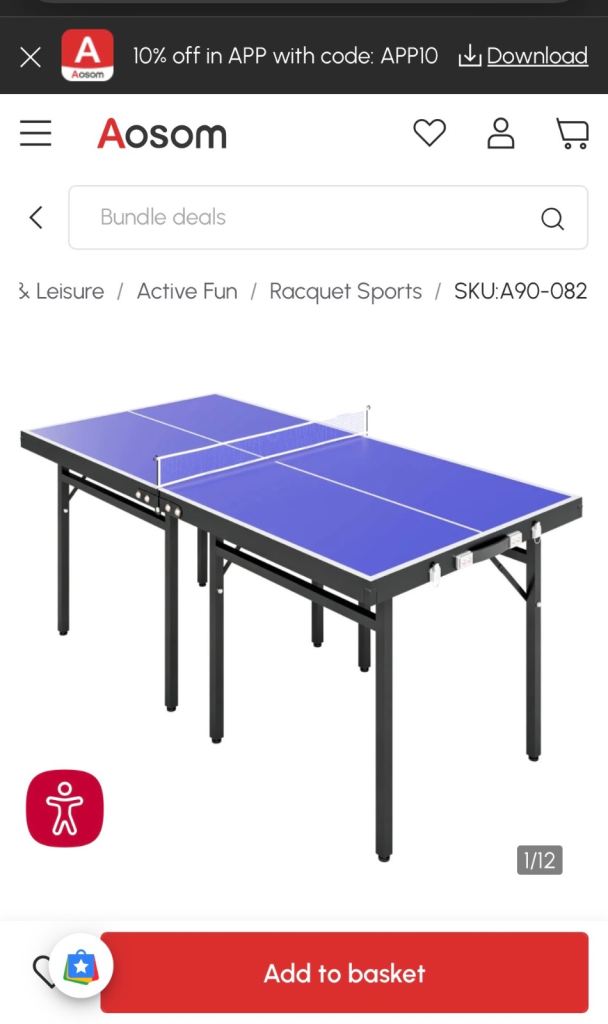 Free ping pong table . SOLD 