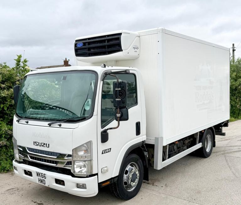2016 ISUZU FORWARD N75.190 FRIDGE FREEZER BARN DOORS MANUAL GEARS 3 SEATS EURO-6