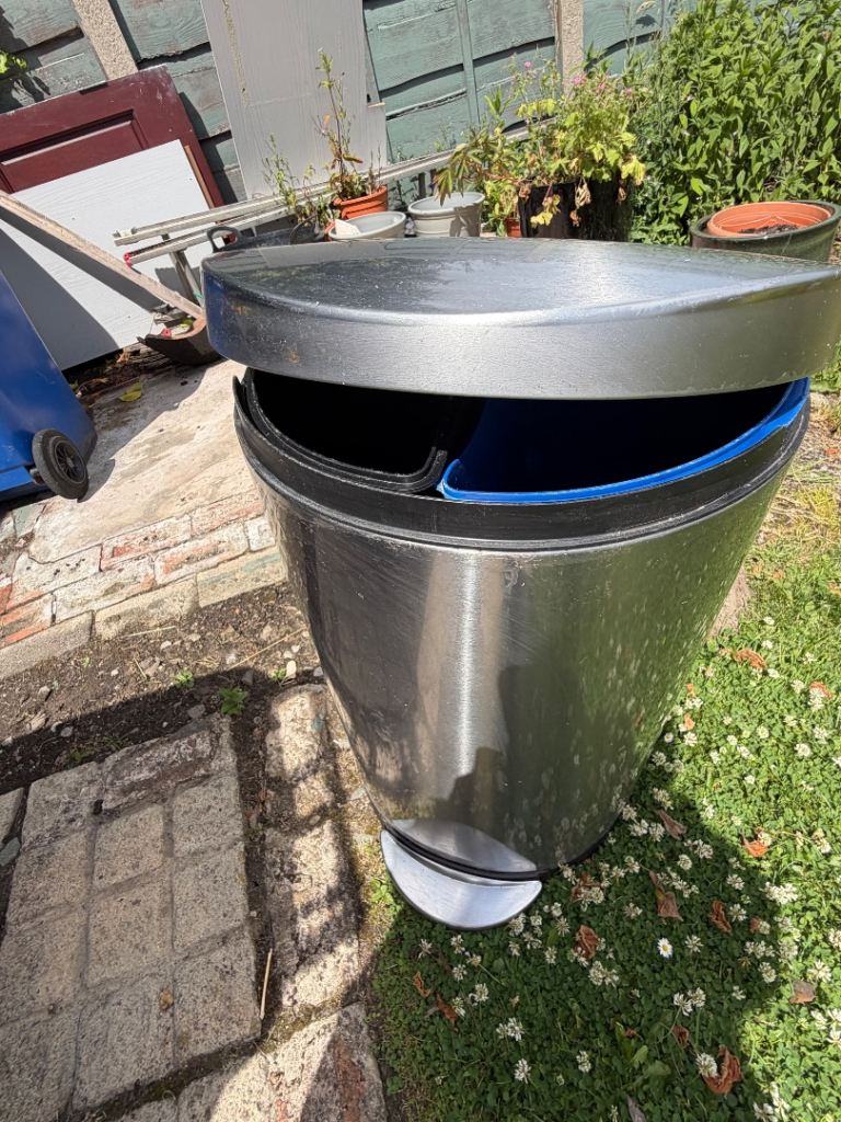 Simplehuman Dual Compartment Stainless Steel Pedal Bin