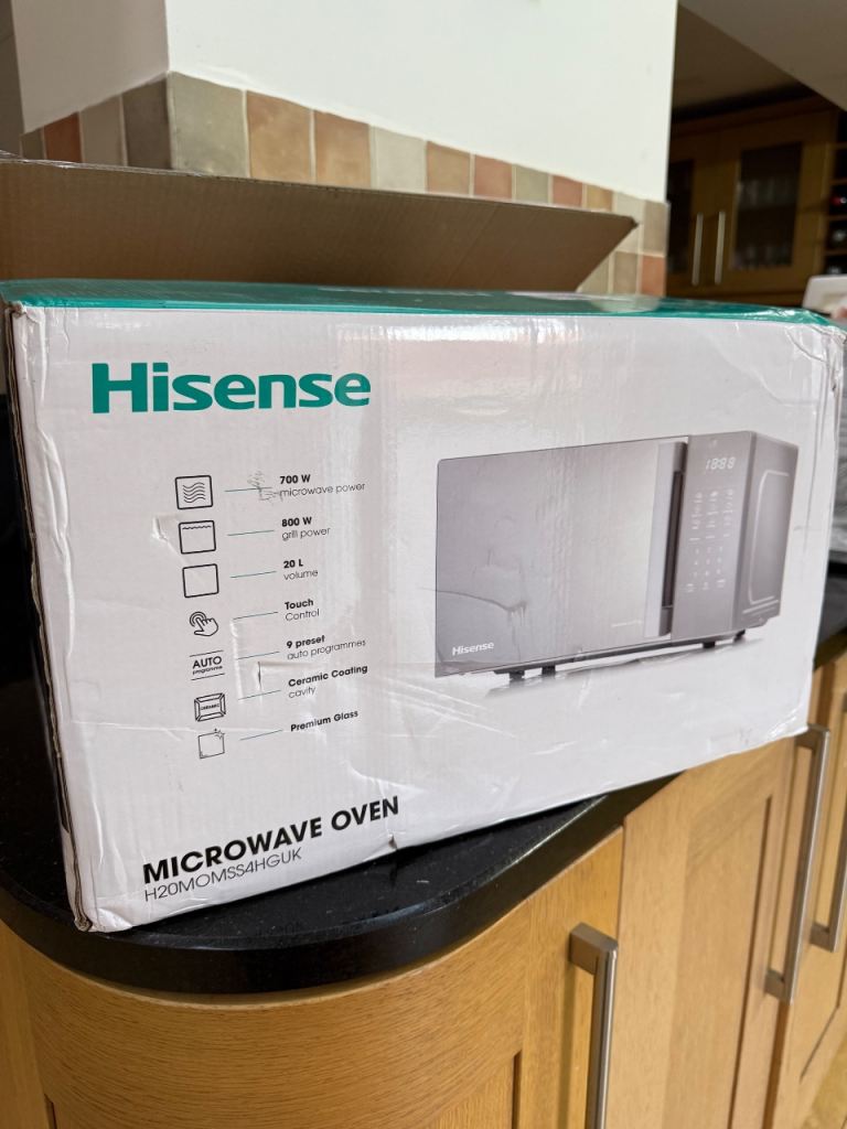 Hisense microwave oven H2OMOMSS4HGUK