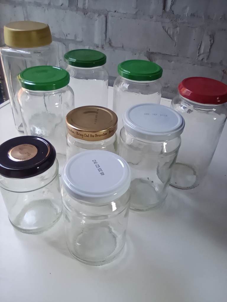 Jars ,and candle glasses