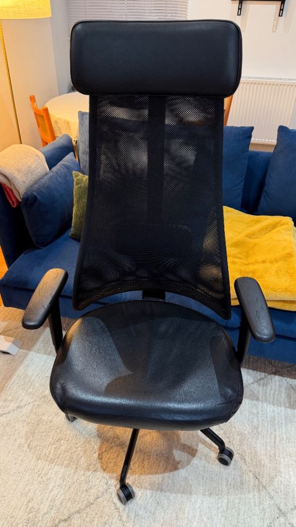 IKEA JÄRVFJÄLLET Office Chair – Black, Good Condition