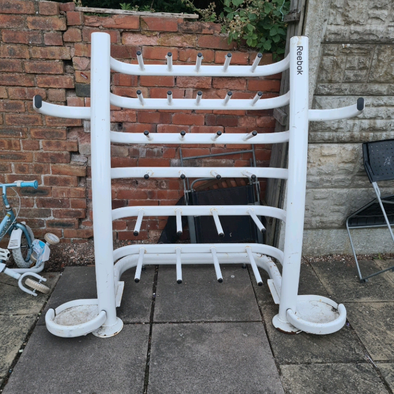 Commercial grade reebok rep set studio rack weight rack