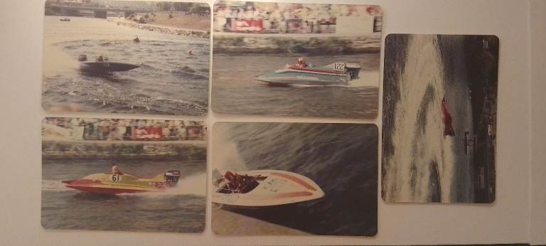 Powerboat racing on the River Exe, Exeter from 1982/3