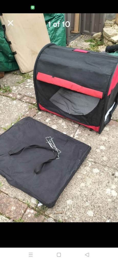 OPEN TO SENSIBLE OFFERS.a small/medium pet crate 