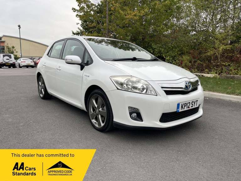 2012 Toyota Auris 1.8 VVTi Hybrid T Spirit 5dr CVT Auto HATCHBACK PETROL/ELECTRIC Automatic