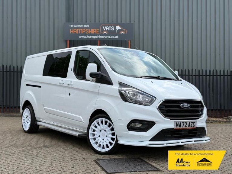 2022 Ford Transit Custom 2.0 300 EcoBlue Limited Crew Van Double Cab 5dr Diesel Manual L2 H1 Euro...